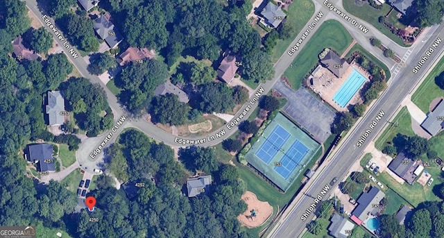 4250 Edgewater Ct NW, Kennesaw, GA 30144 - map of property location