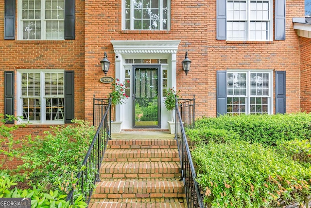 4250 Edgewater Ct NW, Kennesaw, GA 30144 - property entrance with brick siding