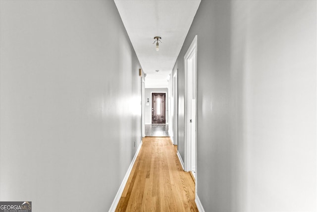 125 Sycamore Dr, Athens, GA 30606 - hall featuring baseboards and light wood finished floors