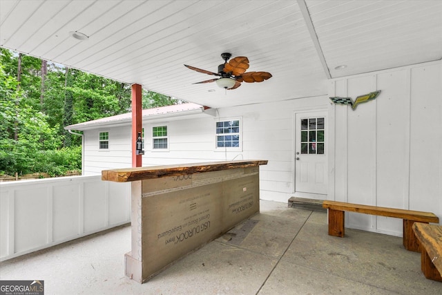 125 Sycamore Dr, Athens, GA 30606 - view of patio with ceiling fan