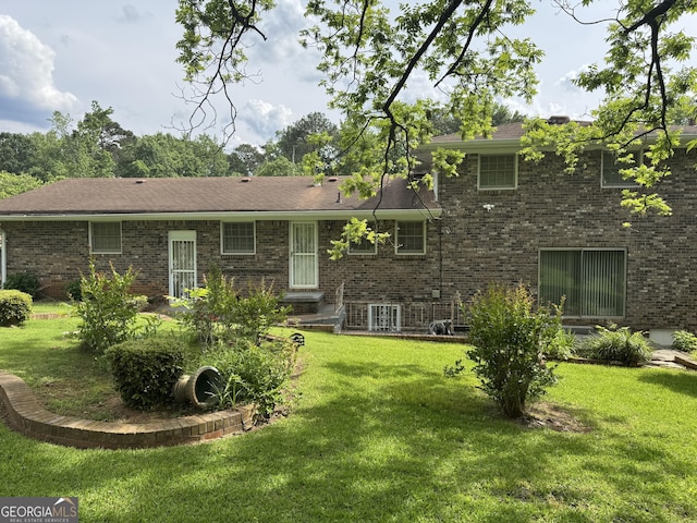 3662 Greentree Farms Dr, Decatur, GA 30034 - back of property featuring brick siding and a yard