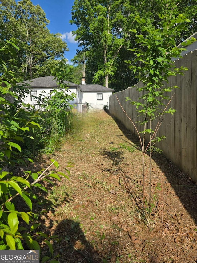 6136 Holiday Blvd, Forest Park, GA 30297 - view of yard with fence