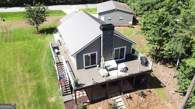 view of subject property