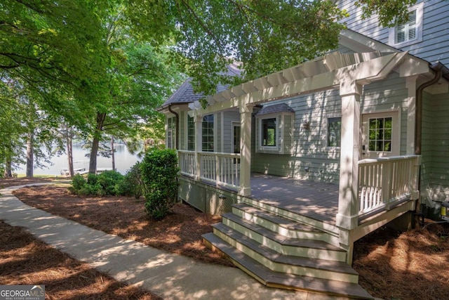 1221 Cosby Cir, Greensboro, GA 30642 - view of wooden deck