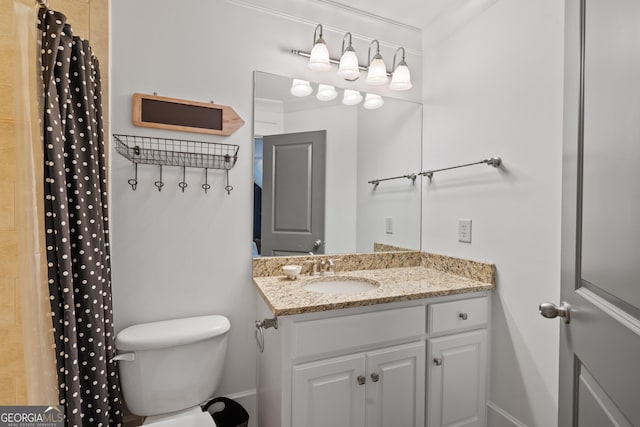 11660 Crabapple Rd, Roswell, GA 30075 - full bath with vanity and a shower with curtain