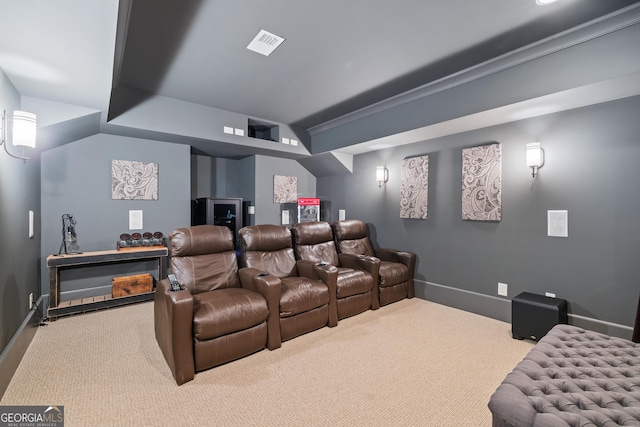 11660 Crabapple Rd, Roswell, GA 30075 - carpeted cinema room featuring baseboards