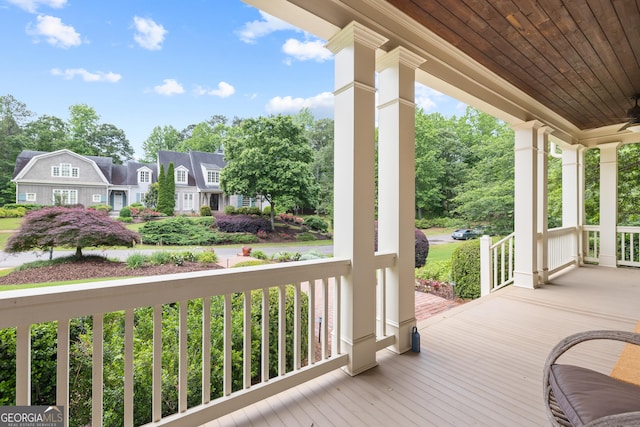 11660 Crabapple Rd, Roswell, GA 30075 - porch with a residential view