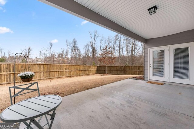 7995 Brewton Creek Dr, Cumming, GA 30028 - view of patio / terrace featuring a fenced backyard