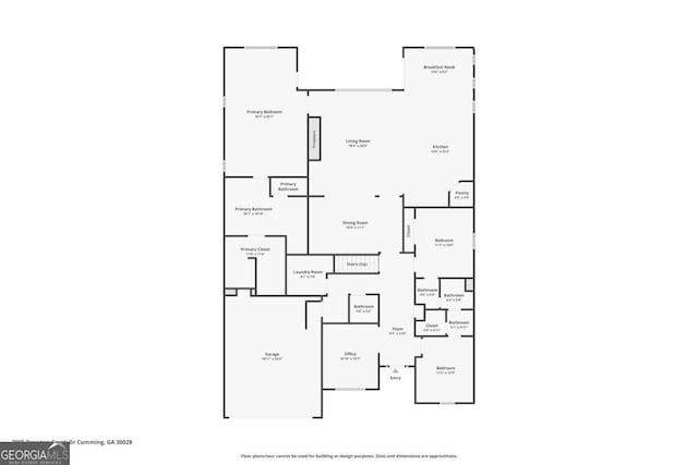 7995 Brewton Creek Dr, Cumming, GA 30028 - property floor plan