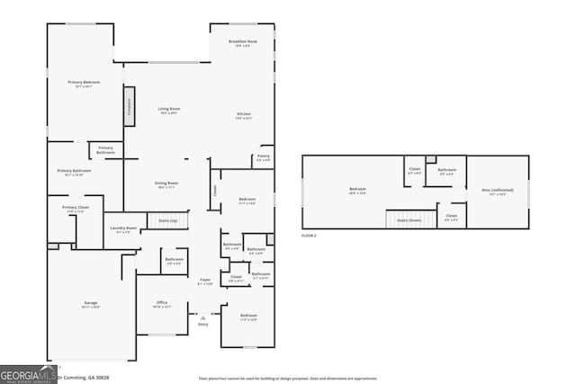 7995 Brewton Creek Dr, Cumming, GA 30028 - property floor plan