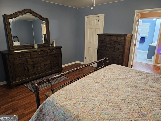 3978 Wc Hodges Rd, Statesboro, GA 30461 - bedroom with wood finished floors and baseboards