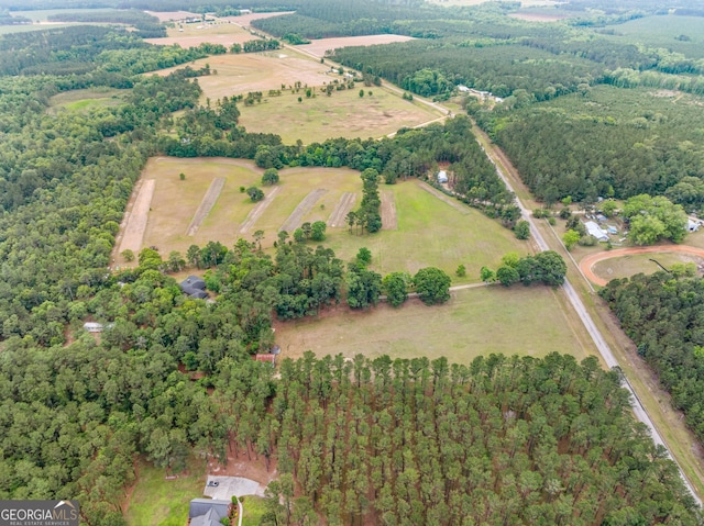 3978 Wc Hodges Rd, Statesboro, GA 30461 - aerial overview of property's location with rural landscape and rows of crops