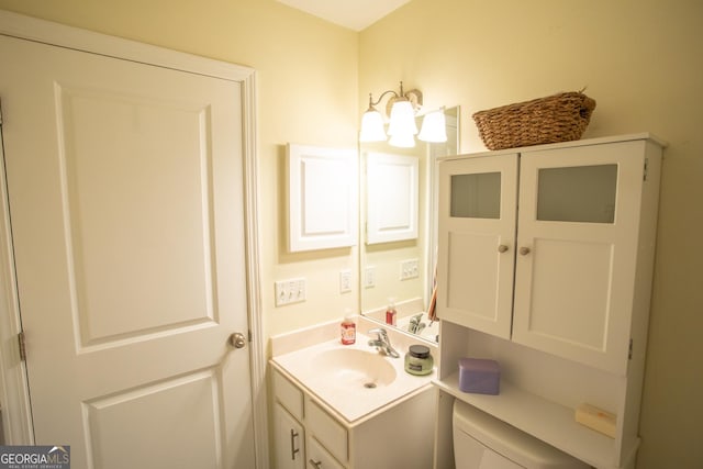 4 E Moore St, Statesboro, GA 30458 - half bath with vanity and toilet