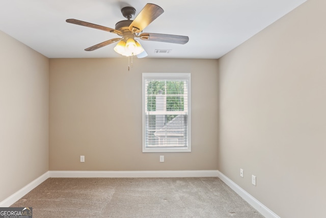 59 Grand Georgian Ct NE, Cartersville, GA 30121 - unfurnished room featuring light carpet and a ceiling fan