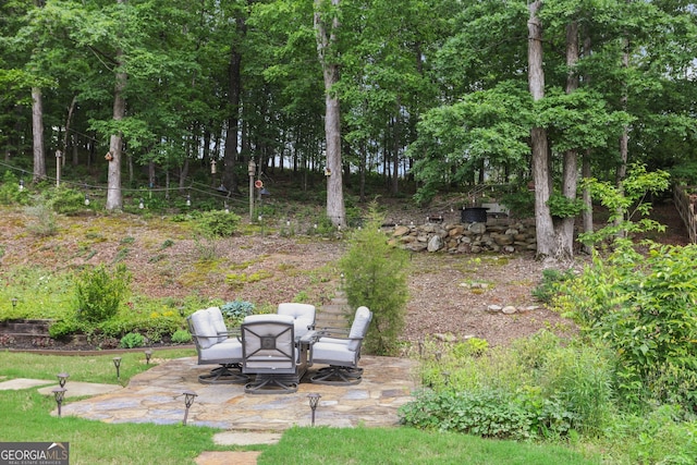 59 Grand Georgian Ct NE, Cartersville, GA 30121 - view of yard featuring a patio