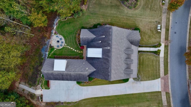 aerial view of property's location