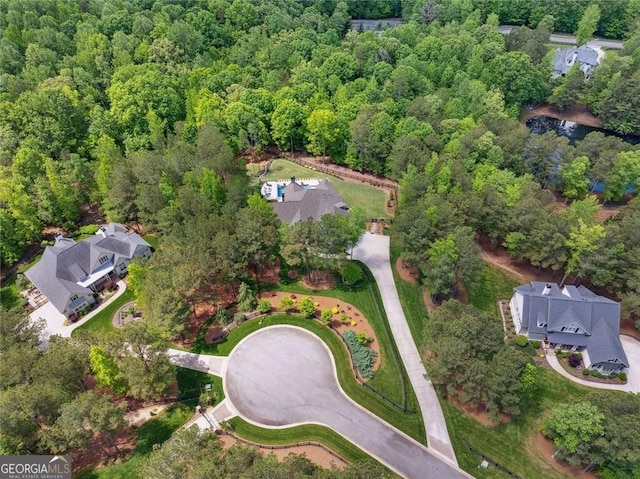 116 Serenity Lake Dr, Alpharetta, GA 30004 - view of property location featuring a forest