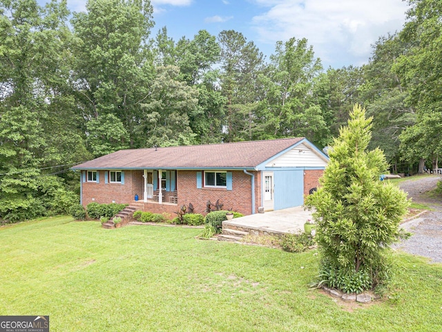 5255 Post Rd, Winston, GA 30187 - single story home featuring brick siding and a front yard