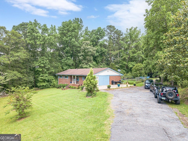 5255 Post Rd, Winston, GA 30187 - single story home with driveway, brick siding, and a front yard