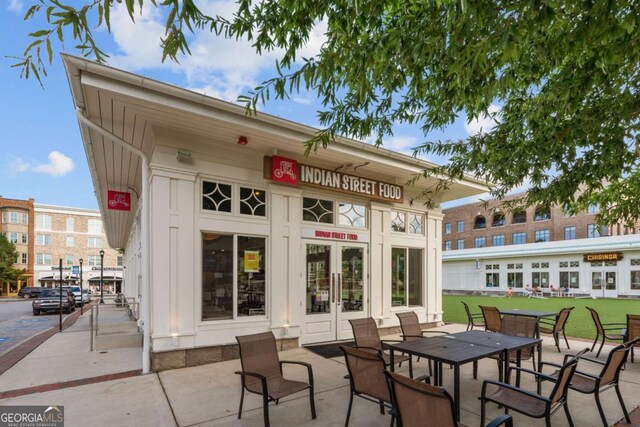 58 Canton St Unit 404, Alpharetta, GA 30009 - view of patio / terrace with french doors