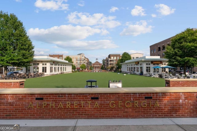 view of property's community