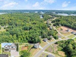 3616 Castoff Ct, Gainesville, GA 30506 - aerial view of a heavily wooded area