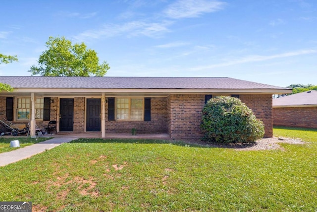 19 Hannon Way, Cartersville, GA 30120 - single story home featuring covered porch, brick siding, and a front yard