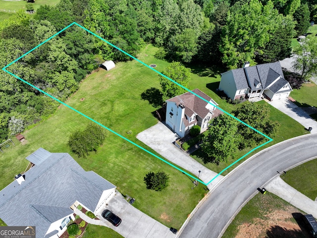 view of property location featuring property parcel outlined