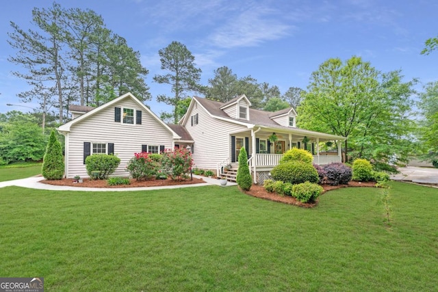 1870 Shoreline Trce, Grayson, GA 30017 - view of front of property featuring covered porch and a front yard