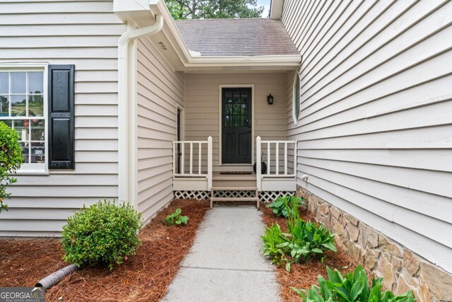 1870 Shoreline Trce, Grayson, GA 30017 - entrance to property with a shingled roof