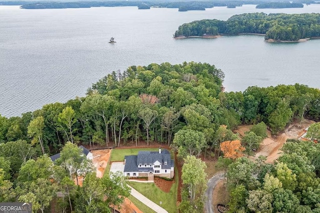 7620 Breeze Bay Rd, Cumming, GA 30041 - view of subject property featuring a large body of water and a heavily wooded area