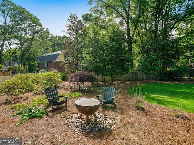 view of yard