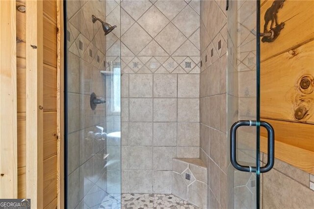 512 Picklesimer Mtn Rd, Morganton, GA 30560 - full bath with a stall shower