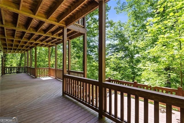 512 Picklesimer Mtn Rd, Morganton, GA 30560 - view of deck