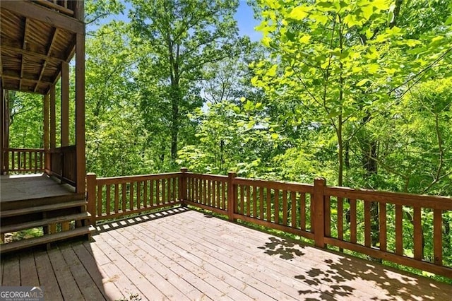 512 Picklesimer Mtn Rd, Morganton, GA 30560 - view of deck