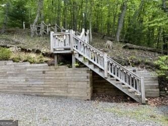 512 Picklesimer Mtn Rd, Morganton, GA 30560 - view of side of property featuring stairs