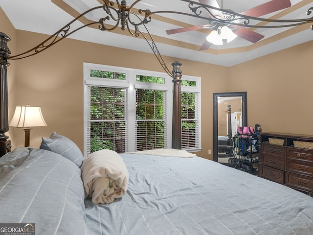 361 Brackin Trce, Grayson, GA 30017 - bedroom with a ceiling fan
