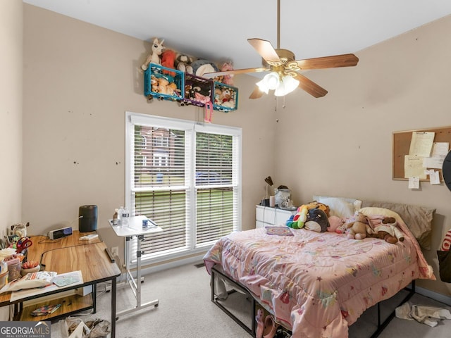 361 Brackin Trce, Grayson, GA 30017 - carpeted bedroom featuring ceiling fan
