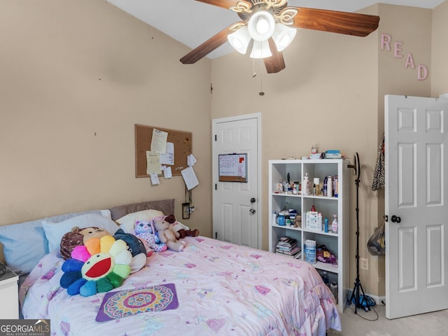361 Brackin Trce, Grayson, GA 30017 - carpeted bedroom featuring ceiling fan