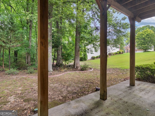 361 Brackin Trce, Grayson, GA 30017 - view of green lawn featuring a patio