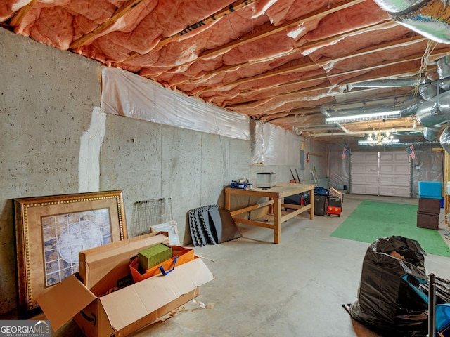 361 Brackin Trce, Grayson, GA 30017 - view of unfinished basement