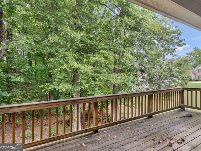 361 Brackin Trce, Grayson, GA 30017 - view of wooden deck
