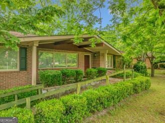 111 Roberson St, Dublin, GA 31021 - view of front of house featuring brick siding