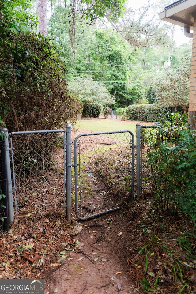 gate with fence