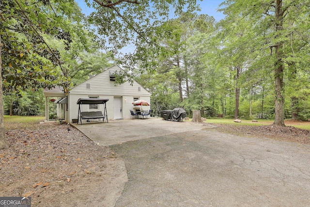 view of side of property
