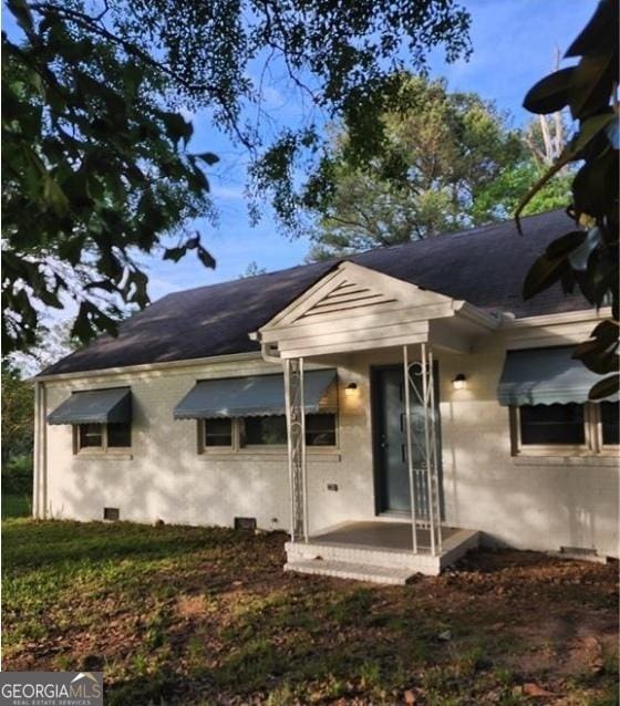view of rear view of property
