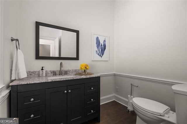 1260 Heards Ferry Rd, Sandy Springs, GA 30328 - bathroom with vanity and wood finished floors