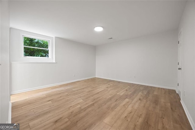 1260 Heards Ferry Rd, Sandy Springs, GA 30328 - unfurnished room with light wood-type flooring and baseboards