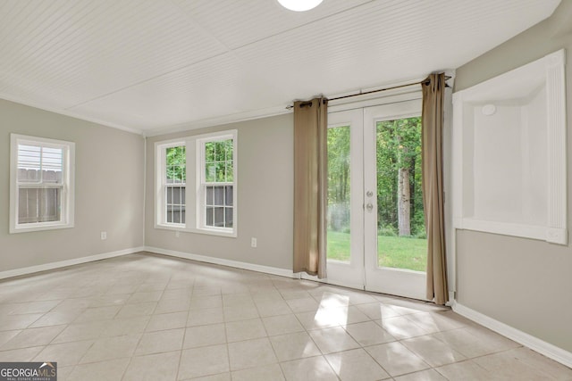 556 Poplar Bnd, Canton, GA 30114 - spare room with light tile patterned floors and baseboards