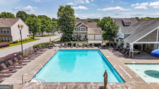 556 Poplar Bnd, Canton, GA 30114 - community pool featuring fence and a patio
